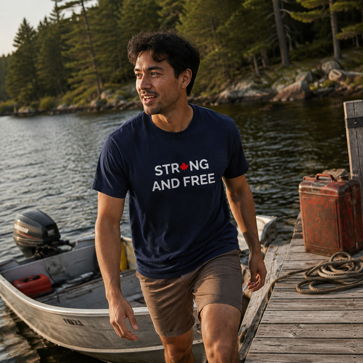 Strong and Free Tee